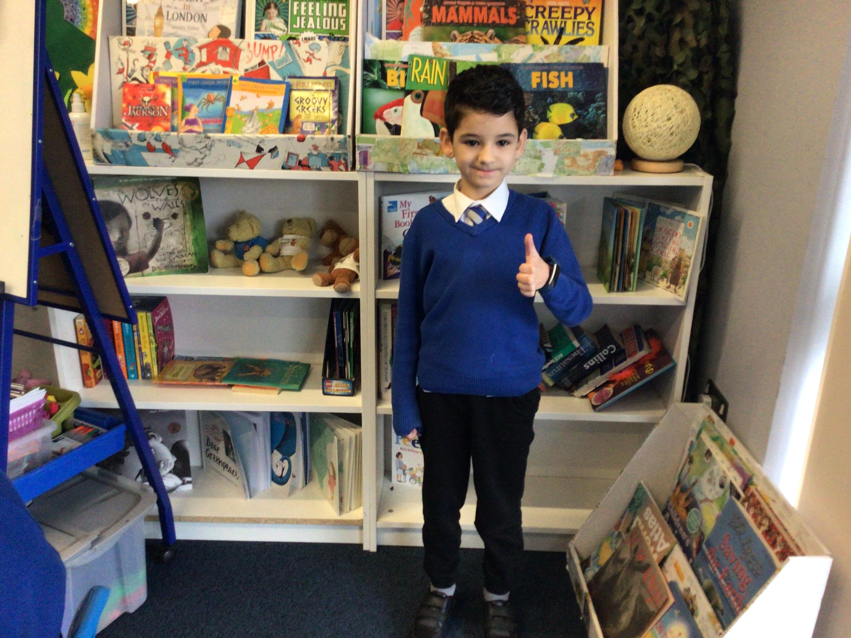 Bayro is this week's learner of the week for independence and being a good role model. 